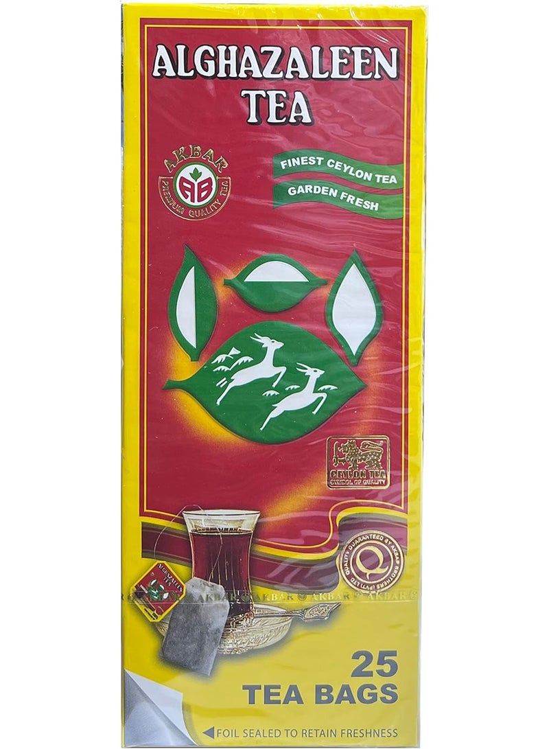 Alghazaleen Tea Bag Red 50 G 25 Tea Bags